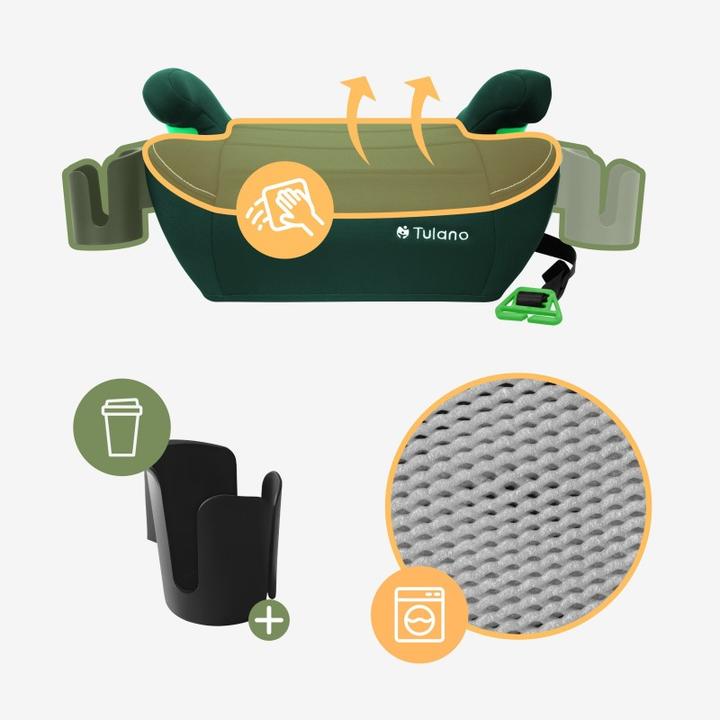 Productafbeelding Tulano Autositz Cabby 25 Green (ECE R129/i-Size standaard)