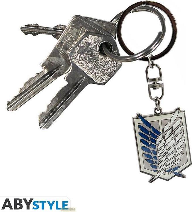 Produktbild ABYstyle Attack on Titan Keychain: Scouts 6cm