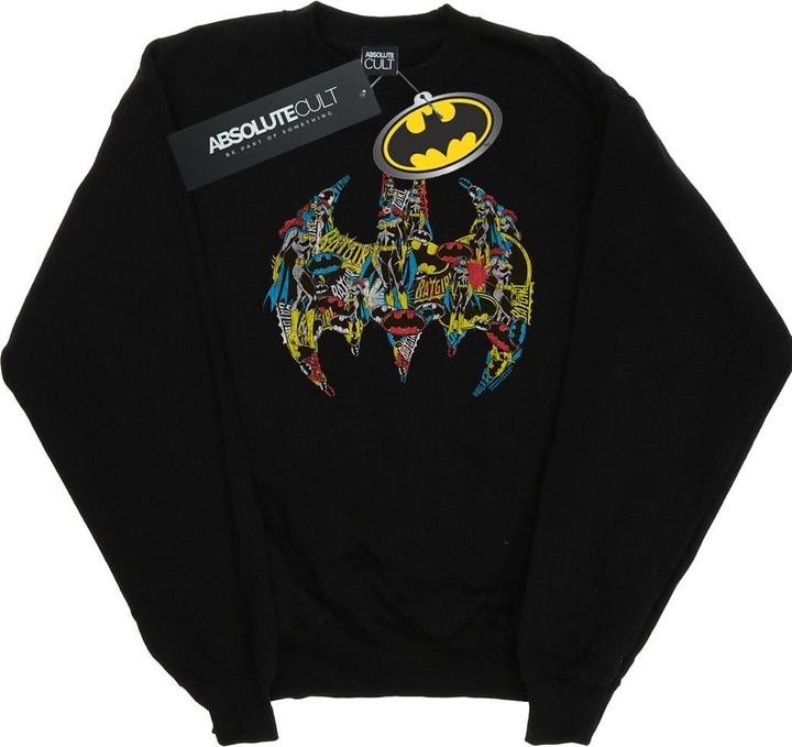 Image du produit - Sweat BATMAN BATGIRL LOGO COLLAGE - Fille (140, 146)