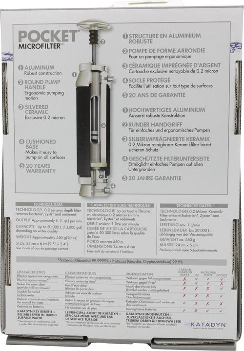 Produktbild Katadyn Tactical Pocket Filter