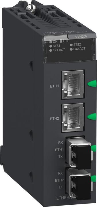 Image du produit Schneider Electric CONVERTISSEUR DE FIBRES MM/LC 2CH 100MB CC BMXNRP0200C