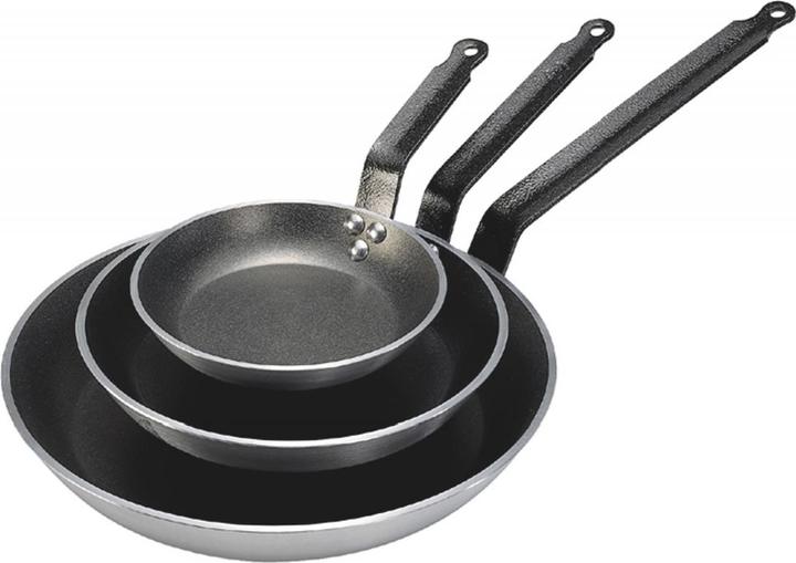de Buyer Padella Choc antiaderente (30 cm, Padella per friggere, Alluminio)