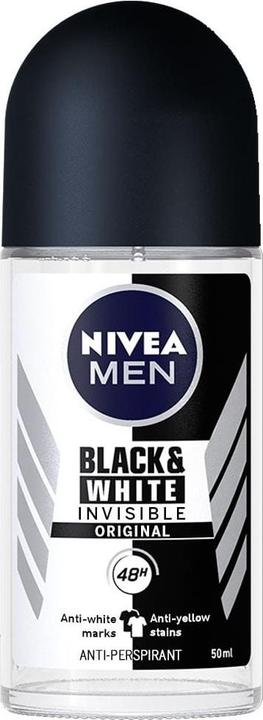 NIVEA MEN BLACK & WHITE INVISIBLE deo roll-on 50 ml (Roll-on, 50 ml)