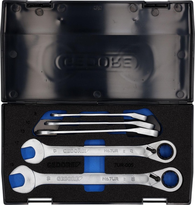 Productafbeelding Gedore Combinatie ratelsleutelset (19 mm, 8 mm, 10 mm, 14 mm, 18 mm, 11 mm, 12 mm, 17 mm, 15 mm, 13 mm, 9 mm, 16 mm)