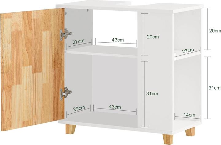 Actual product image SoBuy Vanity unit (60 x 60 x 29 cm)
