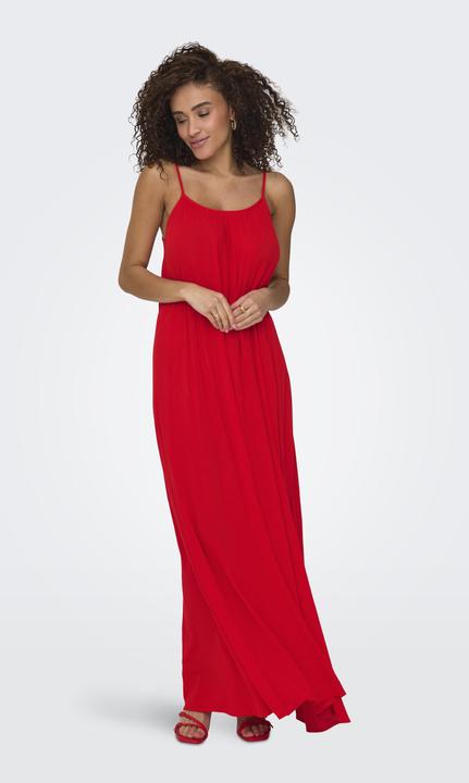 Produktbild Only Normal geschnitten Kleiner Stehkragen mit Knopfleiste Verstellbare Träger Langes Kleid Kleid (M)