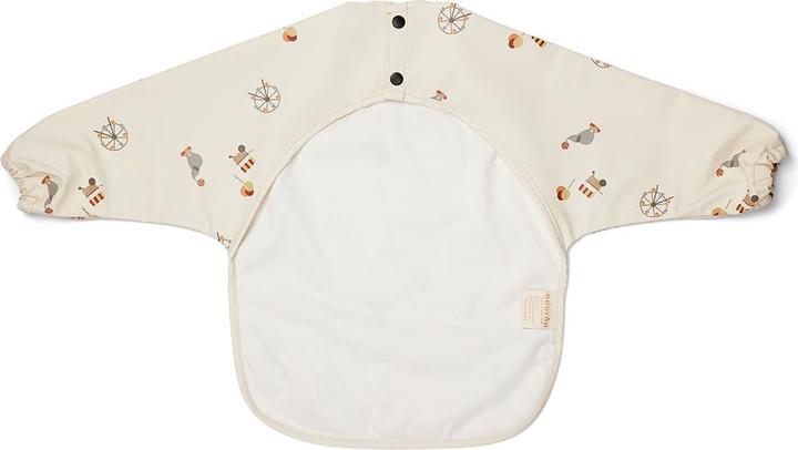 Actual product image Nuuroo Luna Bib Coated Cream - Circus