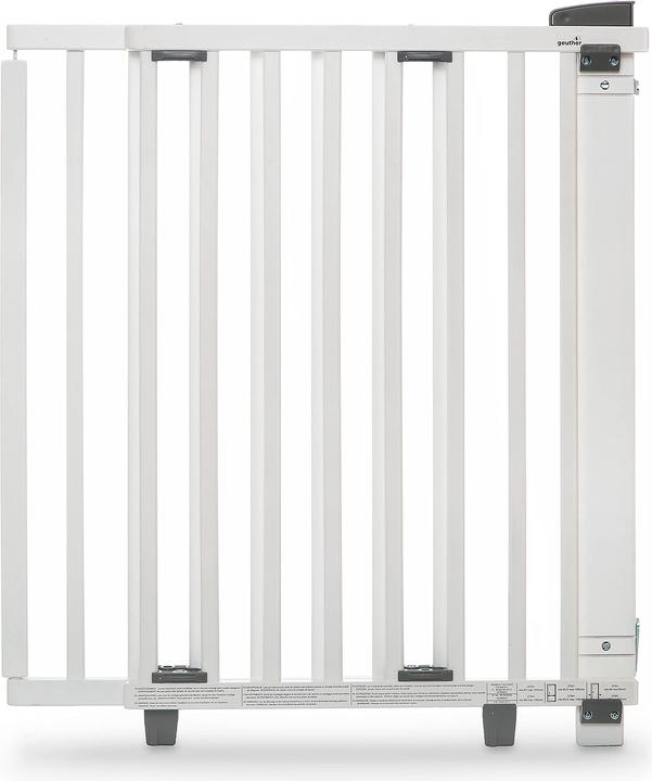 Produktbild Geuther Türschutzgitter aus Holz, weiss 58-93 cm (58 cm)