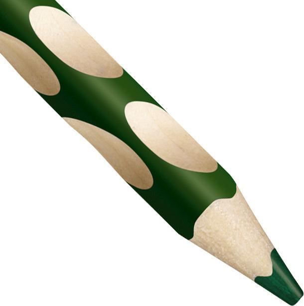 Produktbild STABILO EASYcolors ergonomischer Buntstift für Linkshänder (Grün, 1 x)