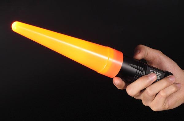 Actual product image Nitecore Red warning cap - 40 mm
