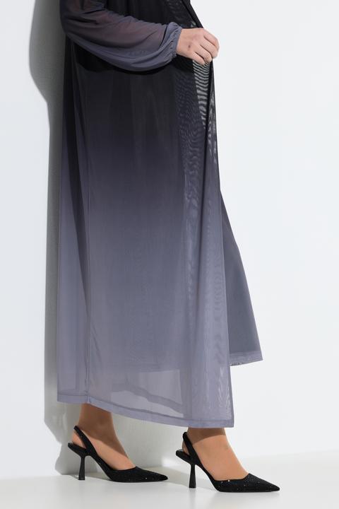 Actual product image Miamoda Straight cut color gradient mesh jacket (46)