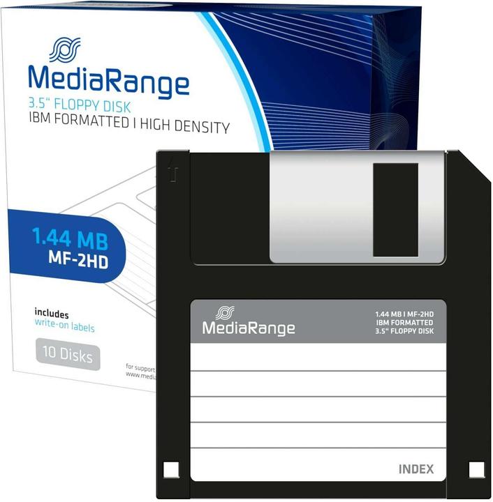 Immagine prodotto MediaRange Dischi floppy disk MR200 3,5". (10 x)