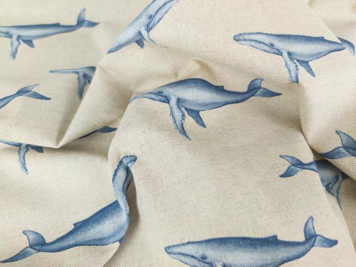 Actual product image Plückefinken Cuddly cushion whales (40 x 40 cm)