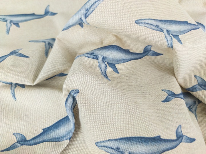 Produktbild Plückefinken Kuschelkissen Wale (40 x 40 cm)