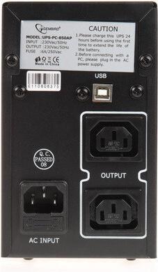 Produktbild Gembird UPS-PC-850AP (850 VA, 520 W, Line-Interaktiv USV)