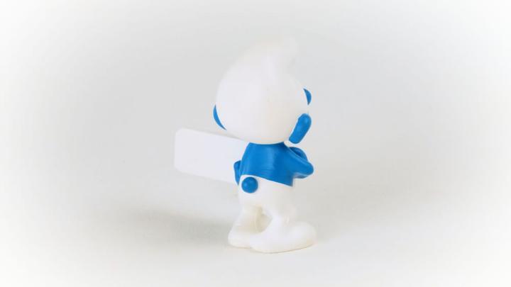 Produktbild Schleich Schlumpf Smurfin Schild