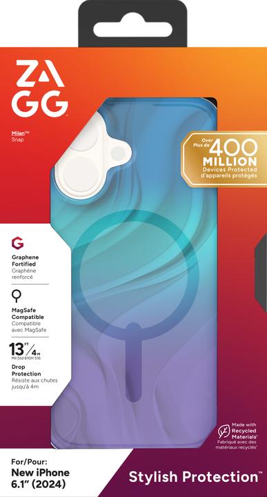 Actual product image Zagg MILAN - Cases Snap Apple (Apple iPhone 16)