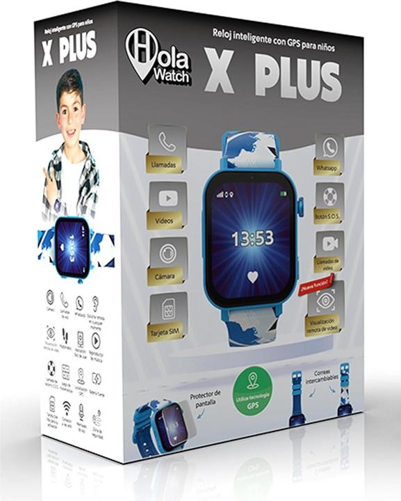 Produktbild Cefa Tronic Holawatch X Plus Smartwatch Blue Android (4G)