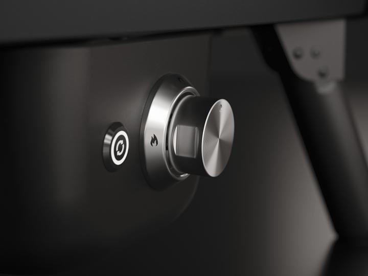 Produktbild Etna Rotante Piccolo schwarz / Pizzaofen / Drehstein / 500°C / Gas / Pizza bis 33 cm (Pizzaofen Gas)