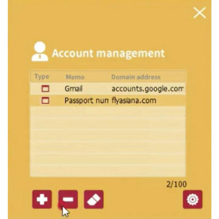 Immagine prodotto Renkforce USB Password Manager Stick PM-01 - Non ricordare più le password!