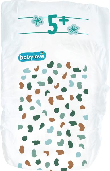 Produktbild dm babylove Premium-Windeln (Gr. 5+, Tragepack, 34 Stück)