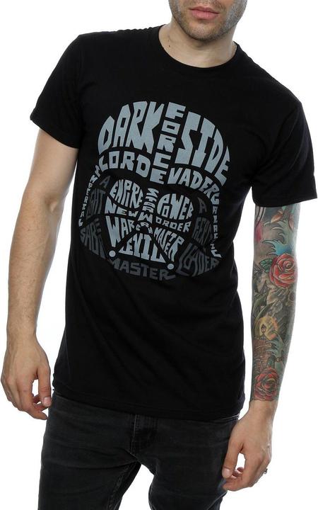 Immagine prodotto Star Wars Darth Vader Text Head Maglietta Uomo (XXL)
