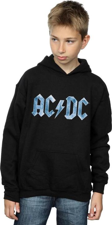 Actual product image AC/DC Boys Blue Ice Logo Hoodie (152, 158)