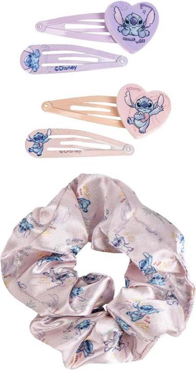 Immagine prodotto Cerdá Set di bellezza di accessori per capelli Disney Stitch per bambine, il set include 4 spille per (Elastico per capelli)