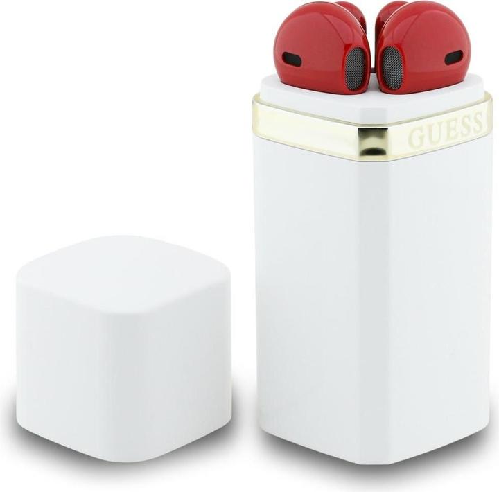 Guess TWS Lipstick with Red Earbuds - Weiss