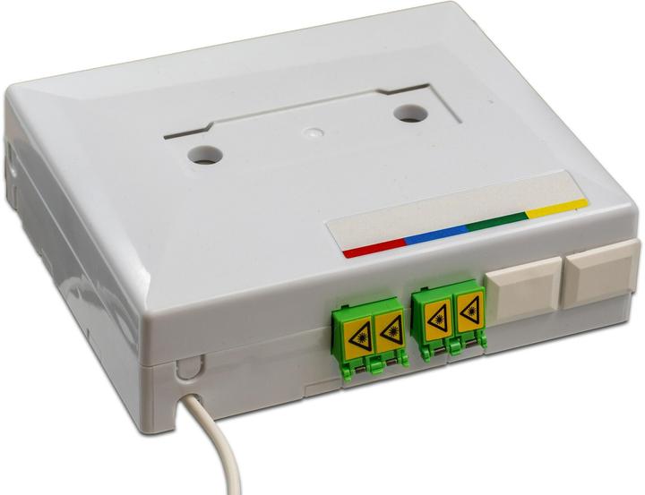 Wirewin Lightwin FTTH OTO Box, 4 fibres, 4x coupleurs LC/APC, câble breakout 30 - 100 m, G.657A2 (Boîte de jonction)