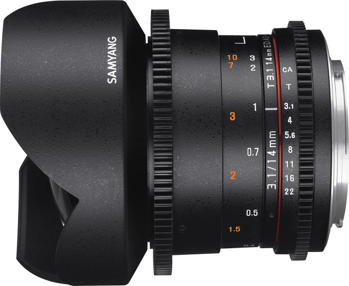 Actual product image Samyang 14mm T3.1 VDSLR II MFT (Micro Four Thirds, full size)