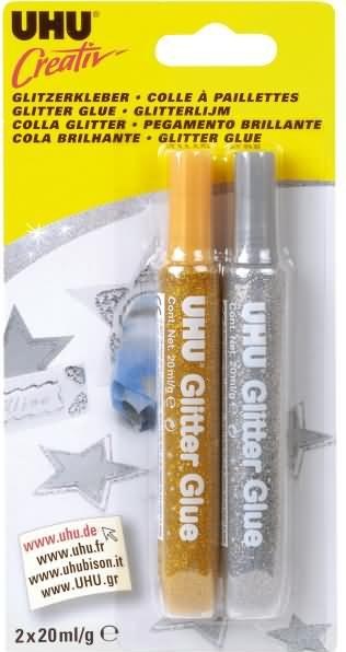 Image du produit UHU Colle à paillettes (20 g, 20 ml)