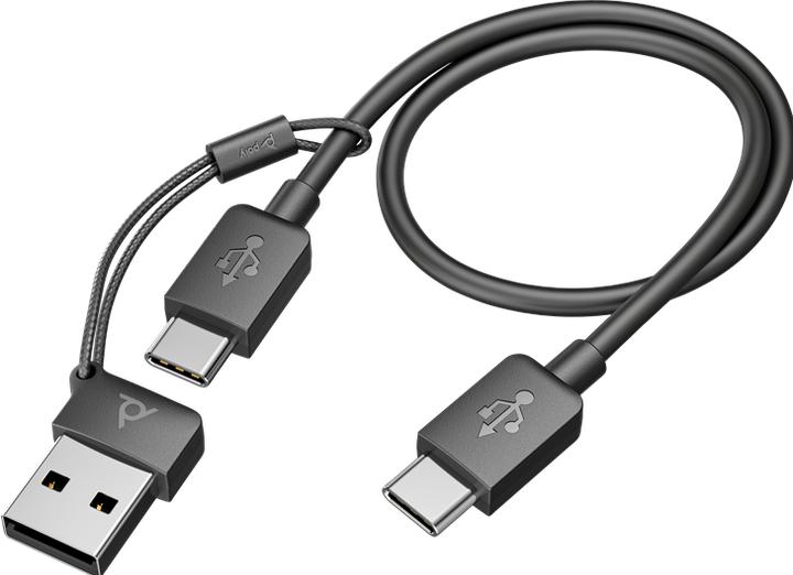 Produktbild Poly Voyager Focus 2 USB-C-C Headset +USB-C/A-Adapter (Kabellos, USB-C)