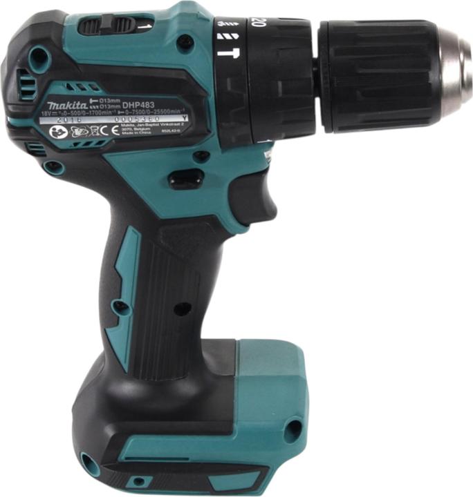 Image du produit Makita DHP 483 Z Akku Schlagbohrschrauber 18 V 40 Nm Brushless + 102 tlg. Bit Bohrer Set - ohne (Fonctionnement sur batterie)