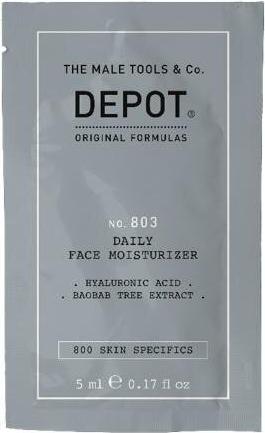 Actual product image Depot 800 Skin Specifics No 803 Hyaluronic Acid Moisturizing Day Cream For Face And Neck - 5 Ml (5 ml, Day cream)