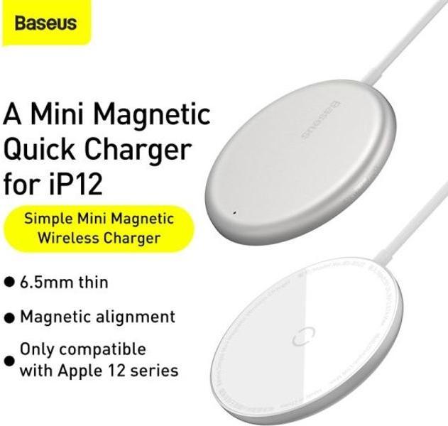 Actual product image Baseus Simple Mini Magnetic (15 W)