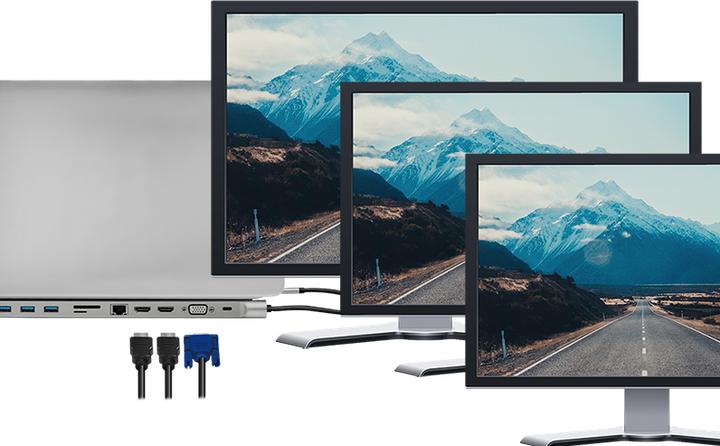 Produktbild LogiLink UA0373 (USB-C, 3 Ports)