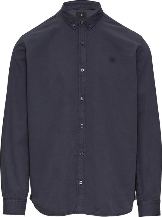 Immagine prodotto s.Oliver Hemd Regular Fit: Twillhemd mit Logostickerei (S)