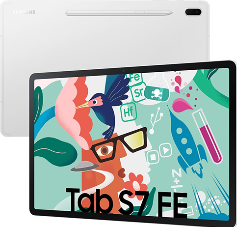 Produktbild Samsung Galaxy Tab S7 FE (nur WLAN, 12.40", 64 GB, Mystic Silver)