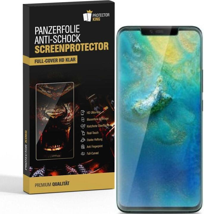Produktbild Protectorking 4x Panzerfolie Anti-Shock HD Klar (4 Stück, Huawei Mate 20 Pro)
