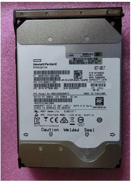 Produktbild HPE DRV HDD 12TB 7.2K LFF SATA (12 TB, 3.5")