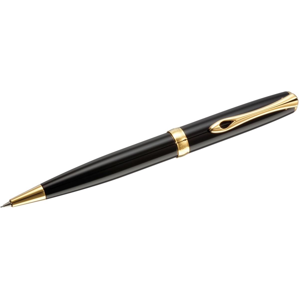 Diplomat, Bleistift, Drehbleistift Excellence A2 lack schwarz vergoldet 0,7 (0.70 mm, HB, 1 x)