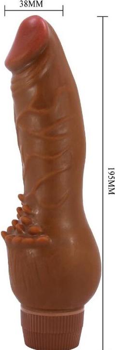 Baile - Barbara Realistischer Vibrator 19,5 cm Mulatte
