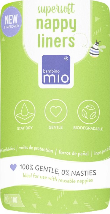 Produktbild Bambino Mio Windelvlies (One Size, 100 Stück)