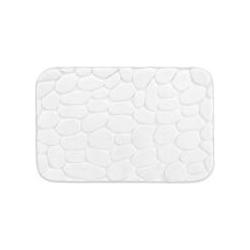 Thumbnail - Douceur D'intérieur, Teppich, Badematte, weiss, 40 x 60 cm, unifarbene Mikrofaser (40 x 60 cm)
