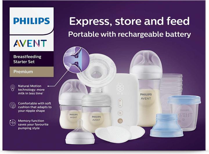 Actual product image Philips Avent Single Electric breast pump SCD330/31 Set regalo