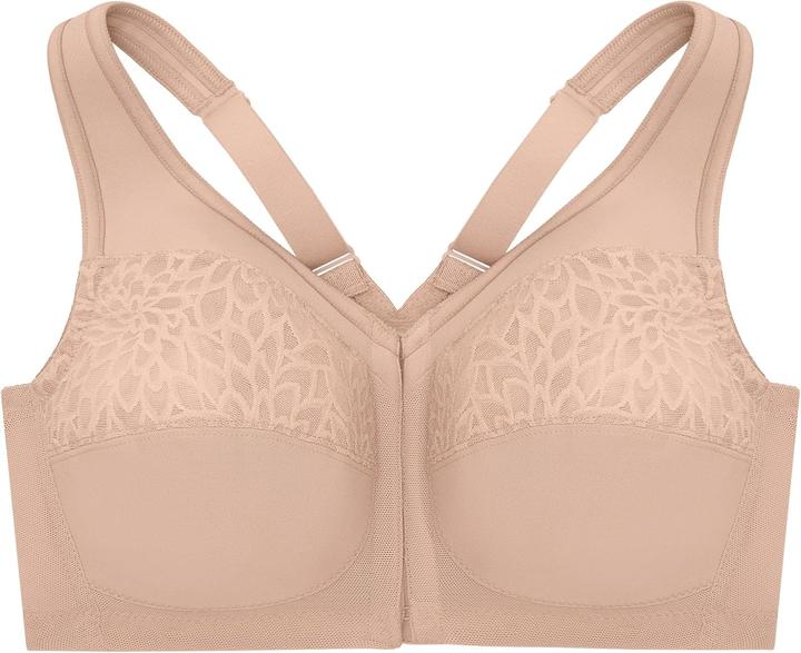 Actual product image Glamorise MagicLift Racer Back Front Closure Bra (Single pack, 90 E)