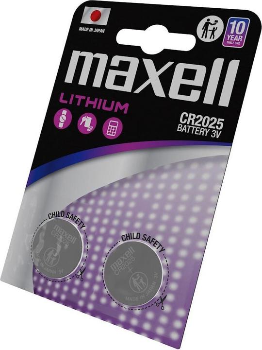 Produktbild Maxell 2x CR2025 (2 Stk., CR2025, 170 mAh)
