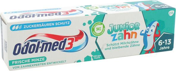 Odol Med3 Zahncreme 75ml Juniorzahn 6-13 Jahre (75 ml)