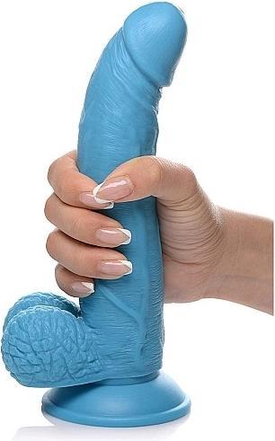 Produktbild Pop Peckers Poppin Dildo 19 cm - Blue